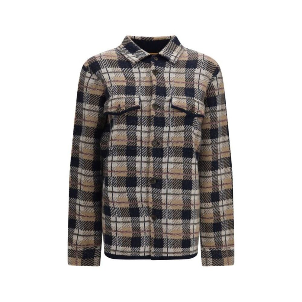 Guest in Residence Brown Cashmere Pattern Women's Shirt
